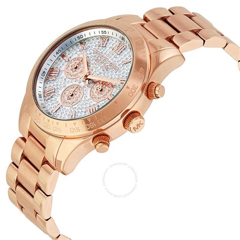 michael kors layton gold tone pave world map dial watch|Michael Kors Women's Layton Rose Gold.